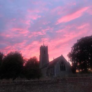 Church sunset 2022