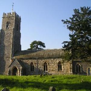 Church view of churchyard