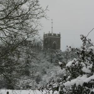 The church in winter